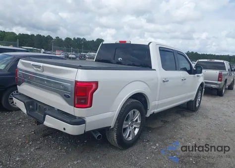 2017 Ford F-150 Platinum from USA, damaged, VIN 1FTEW1EF5HFA81495